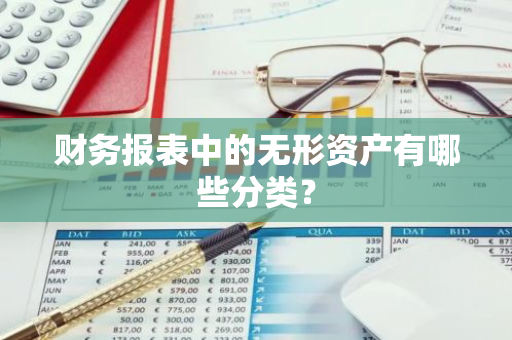 财务报表中的无形资产有哪些分类？