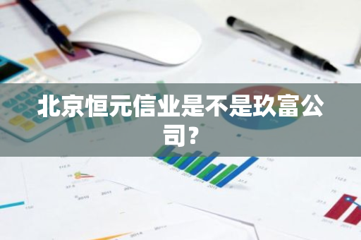 北京恒元信业是不是玖富公司？