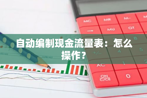 自动编制现金流量表：怎么操作？