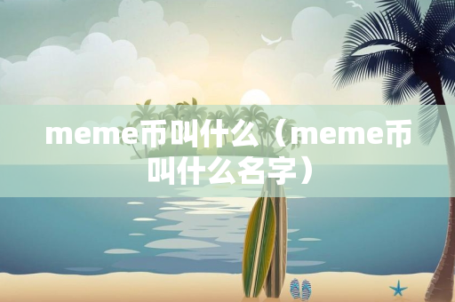 meme币叫什么（meme币叫什么名字）