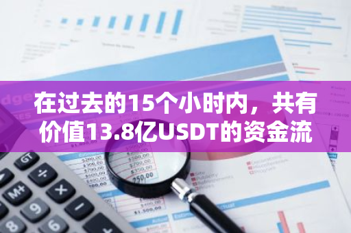 在过去的15个小时内，共有价值13.8亿USDT的资金流入了CEX平台