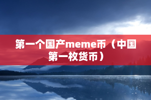 第一个国产meme币（中国第一枚货币）