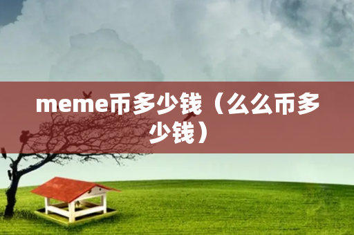 meme币多少钱（么么币多少钱）