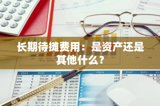 长期待摊费用：是资产还是其他什么？