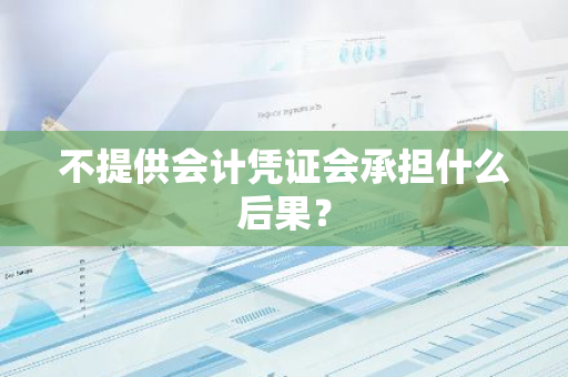 不提供会计凭证会承担什么后果？