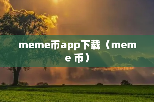 meme币app下载（meme 币）