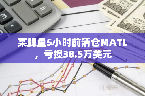 某鲸鱼5小时前清仓MATL，亏损38.5万美元