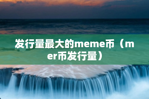 发行量最大的meme币（mer币发行量）