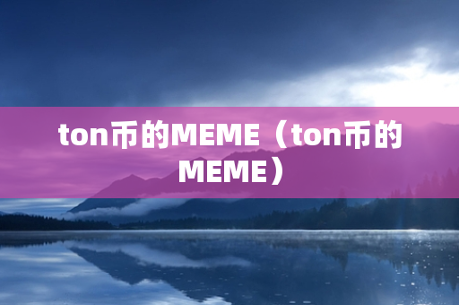 ton币的MEME（ton币的MEME）