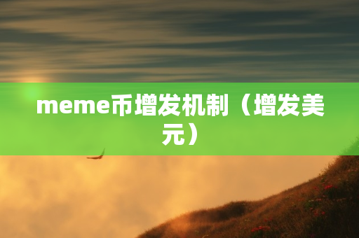 meme币增发机制（增发美元）