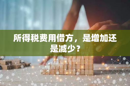 所得税费用借方，是增加还是减少？