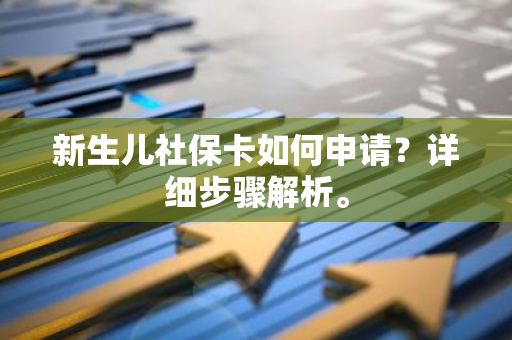 新生儿社保卡如何申请？详细步骤解析。