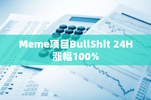 Meme项目BullShit 24H涨幅100%