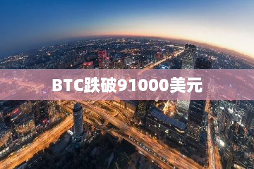 BTC跌破91000美元