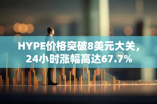 HYPE价格突破8美元大关，24小时涨幅高达67.7%