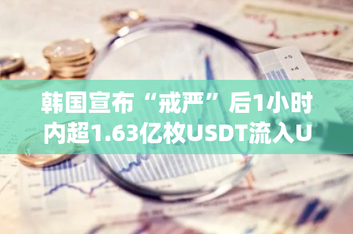 韩国宣布“戒严”后1小时内超1.63亿枚USDT流入Upbit