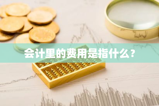 会计里的费用是指什么？