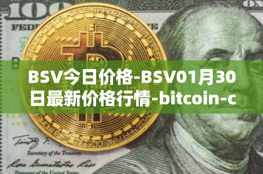 BSV今日价格-BSV01月30日最新价格行情-bitcoin-cash-sv最新走势消息