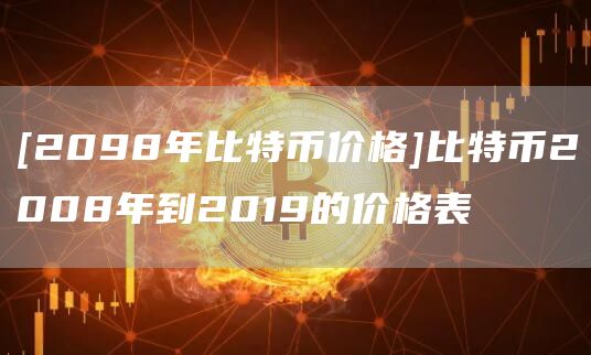 [2098年比特币价格]比特币2008年到2019的价格表