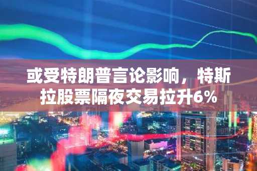 或受特朗普言论影响，特斯拉股票隔夜交易拉升6%