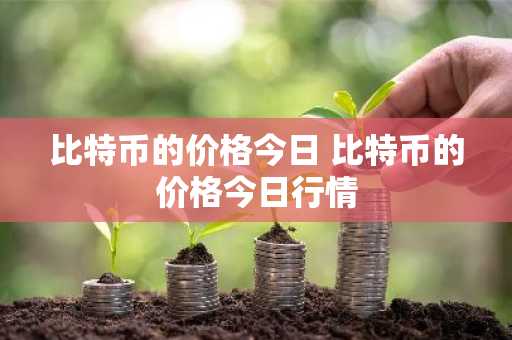 比特币的价格今日 比特币的价格今日行情