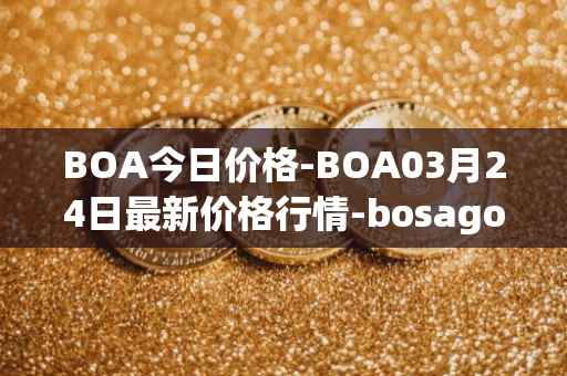 BOA今日价格-BOA03月24日最新价格行情-bosagora最新走势消息