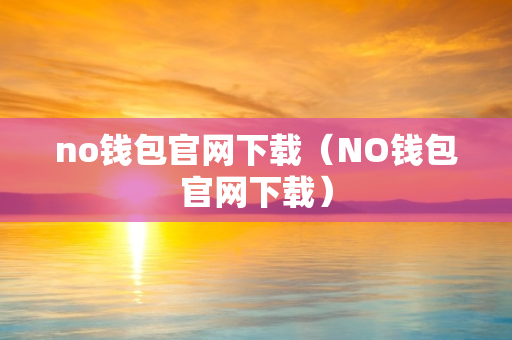 no钱包官网下载（NO钱包官网下载）