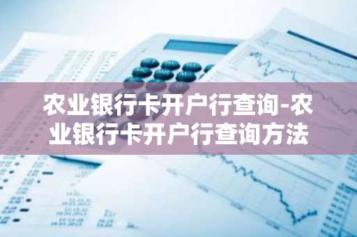 农业银行卡开户行查询-农业银行卡开户行查询方法