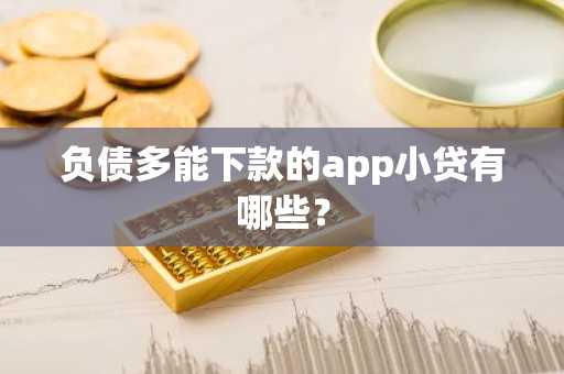 负债多能下款的app小贷有哪些？