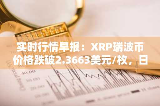 实时行情早报：XRP瑞波币价格跌破2.3663美元/枚，日内跌-3.51%