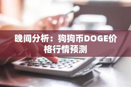 晚间分析：狗狗币DOGE价格行情预测