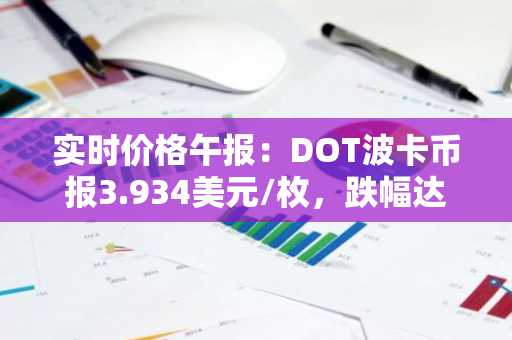 实时价格午报：DOT波卡币报3.934美元/枚，跌幅达-2.02%