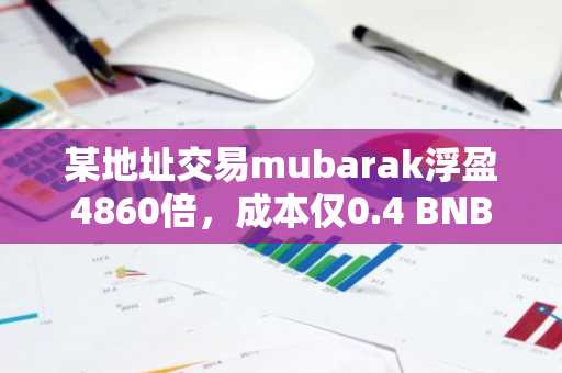 某地址交易mubarak浮盈4860倍，成本仅0.4 BNB