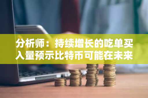 分析师：持续增长的吃单买入量预示比特币可能在未来几天反弹