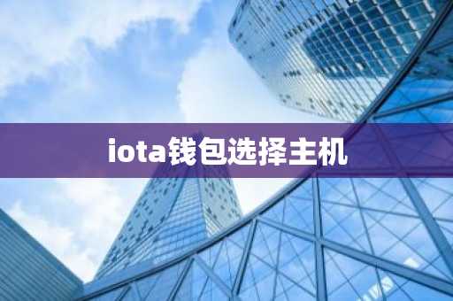 iota钱包选择主机