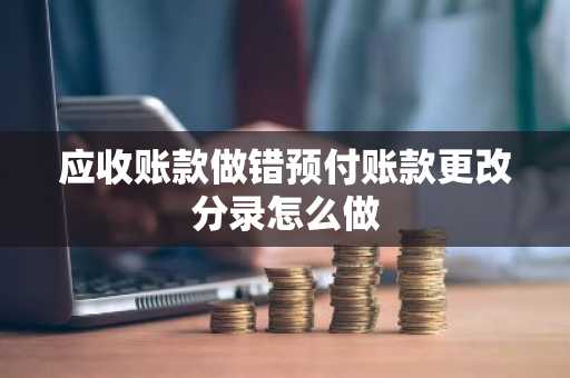 应收账款做错预付账款更改分录怎么做