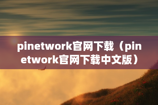 pinetwork官网下载（pinetwork官网下载中文版）