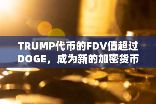 TRUMP代币的FDV值超过DOGE，成为新的加密货币焦点