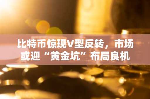 比特币惊现V型反转，市场或迎“黄金坑”布局良机