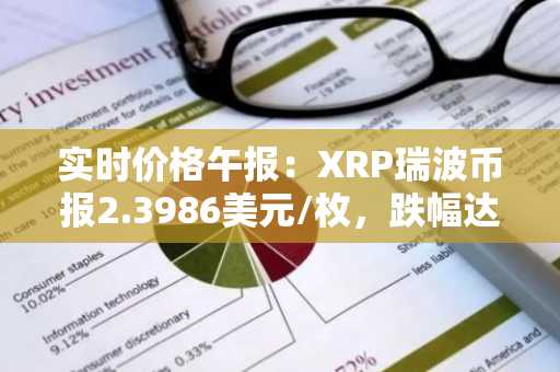 实时价格午报：XRP瑞波币报2.3986美元/枚，跌幅达-3.07%