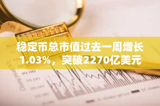 稳定币总市值过去一周增长1.03%，突破2270亿美元