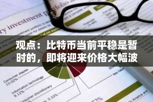 观点：比特币当前平稳是暂时的，即将迎来价格大幅波动