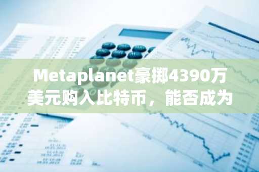 Metaplanet豪掷4390万美元购入比特币，能否成为战略领头羊？