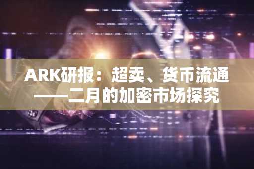 ARK研报：超卖、货币流通——二月的加密市场探究