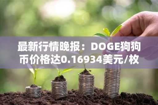 最新行情晚报：DOGE狗狗币价格达0.16934美元/枚，日内跌幅-3.51%