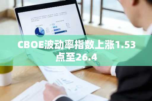 CBOE波动率指数上涨1.53点至26.4