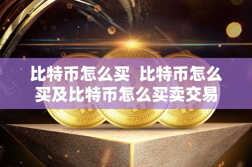 比特币怎么买  比特币怎么买及比特币怎么买卖交易