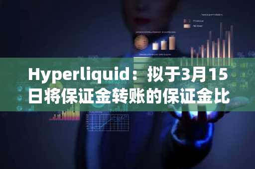 Hyperliquid：拟于3月15日将保证金转账的保证金比率设定为20%