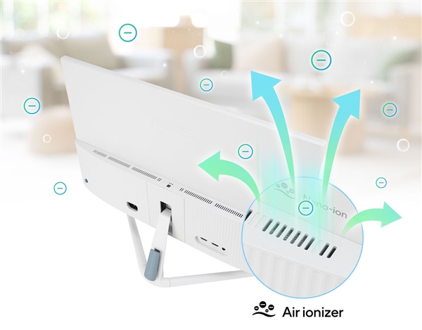 显示器自带空气净化功能！华硕推出VU Air Ionizer系列显示器