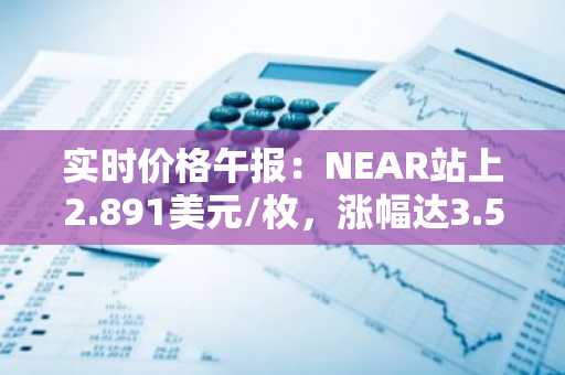 实时价格午报：NEAR站上2.891美元/枚，涨幅达3.51%